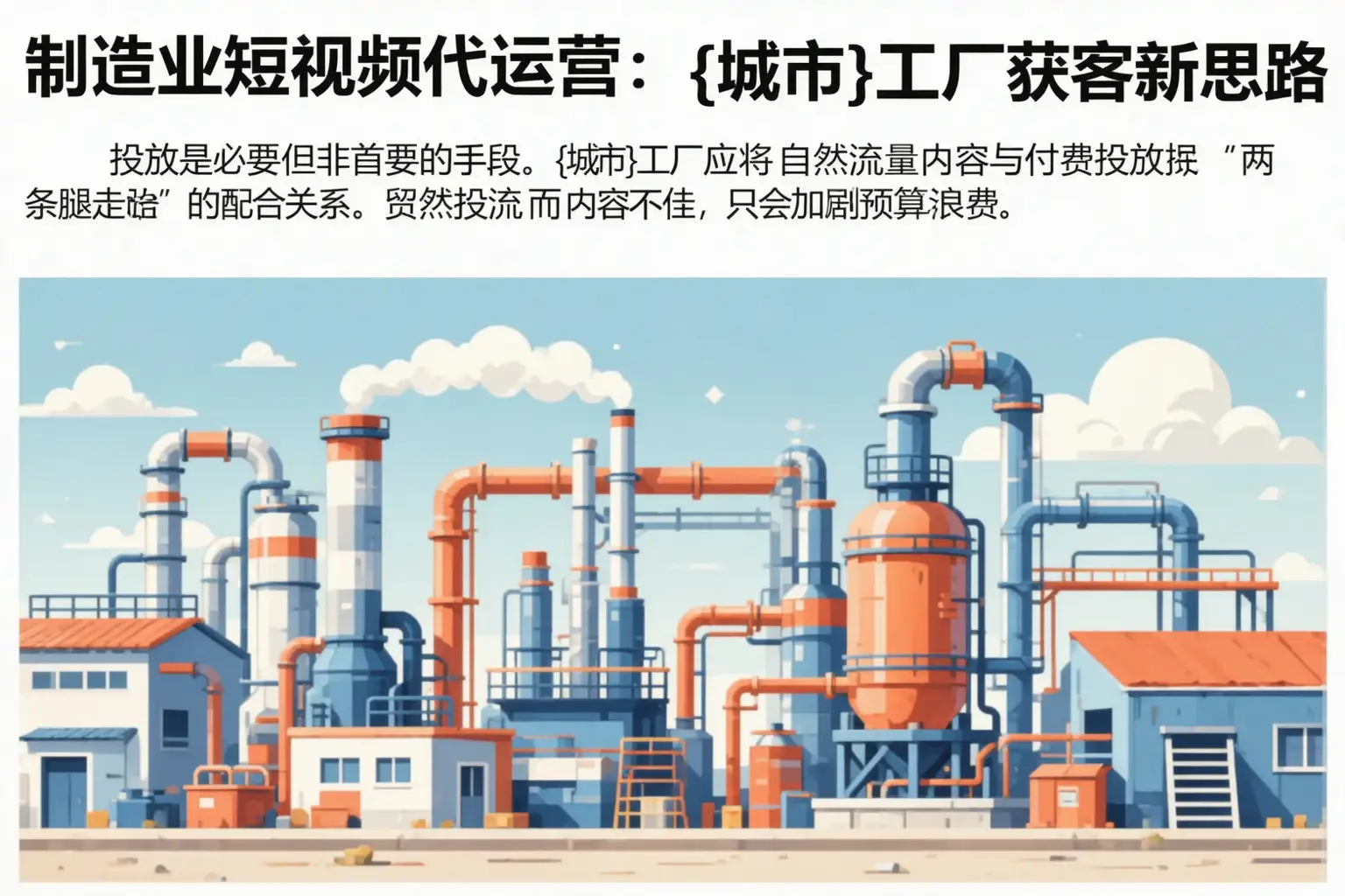 制造业短视频代运营:江达工厂获客新思路