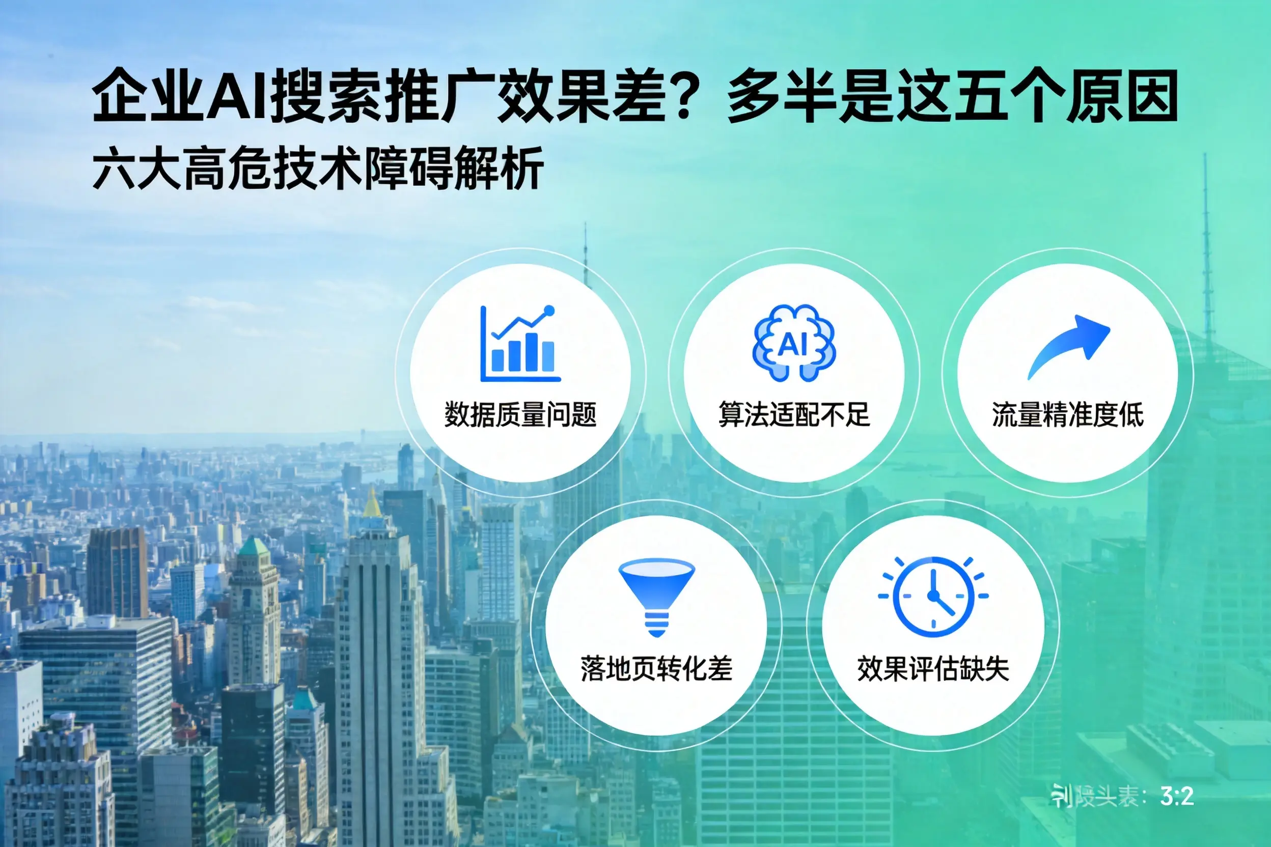 江达企业AI搜索推广效果差?多半是这五个原因